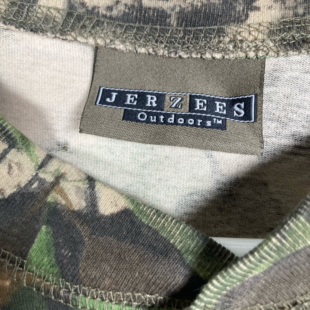 Bigwoods by Trebark Jerzees Outdoors Men's Camouflage Long Sleeve Henley - Picture 5 of 6